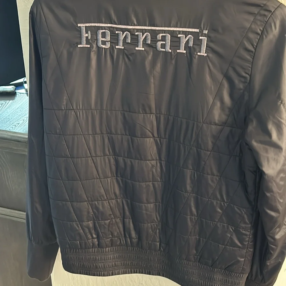 Authentic scuderia Ferrari black racer jacket puma women’s med - Picture 9 of 14
